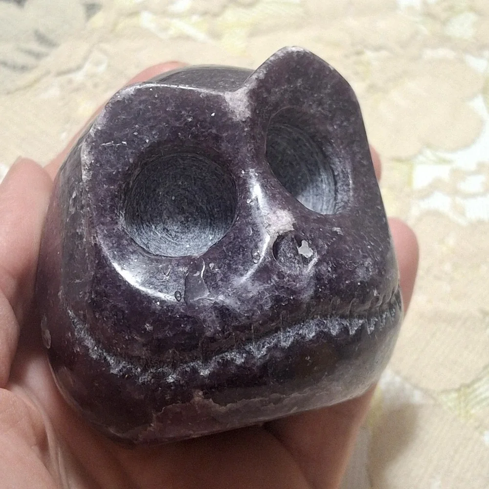 Jack Skellington The Nightmare Before Christmas Carved Purple Fluorite Crystal